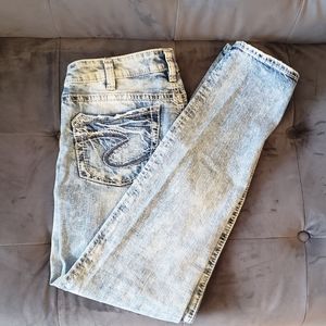 Boyfriend Silver Jeans